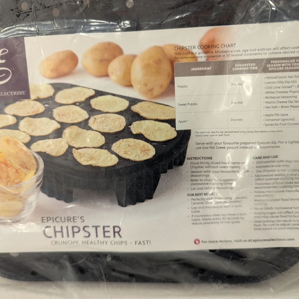 Epicure Chipster Silicone Kitchen Tool Chip Maker. NWT - Picture 5 of 11